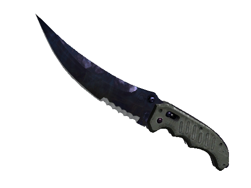 Flip Knife Doppler Black Pearl