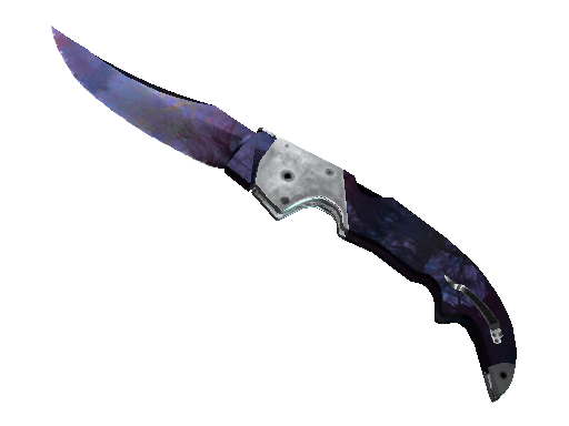 Falchion Knife Doppler Black Pearl