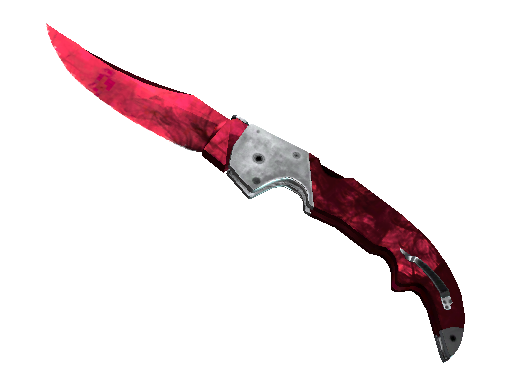 Falchion Knife Doppler Ruby